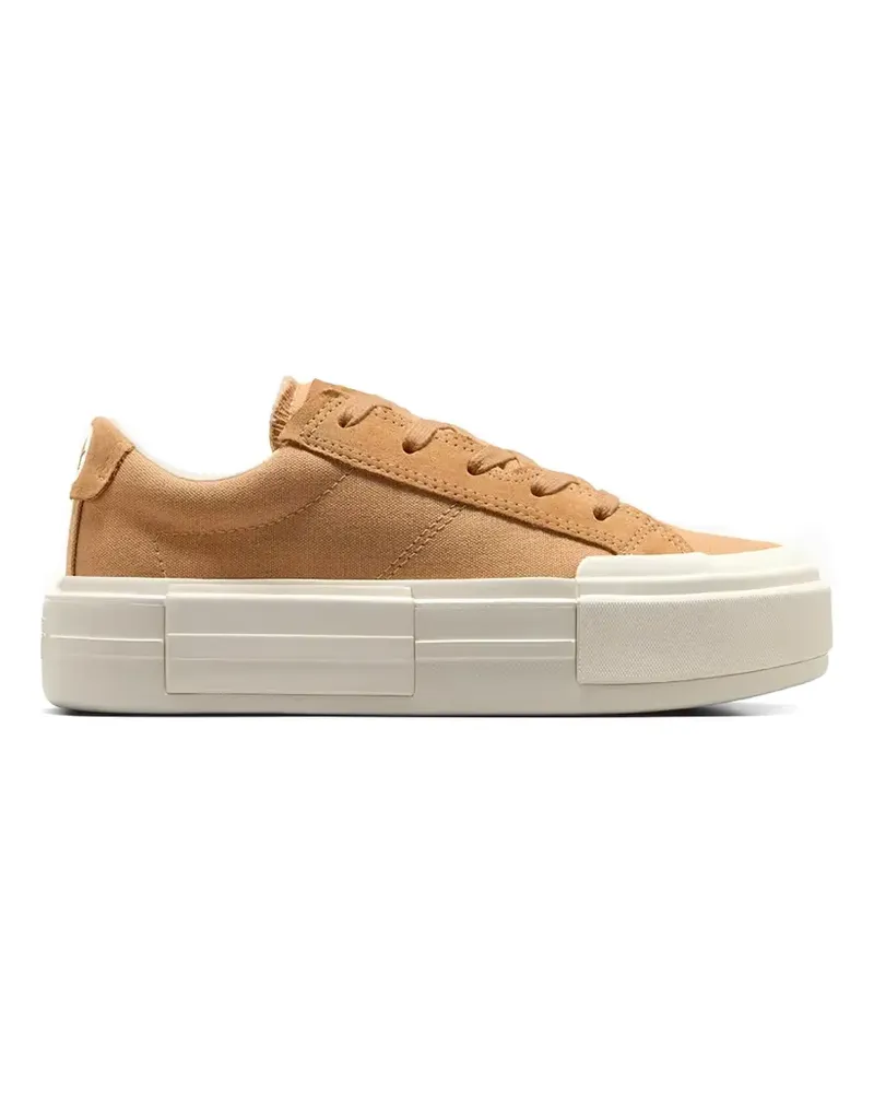 Converse Flatform-Sneakers aus Wildleder - Nude Nude