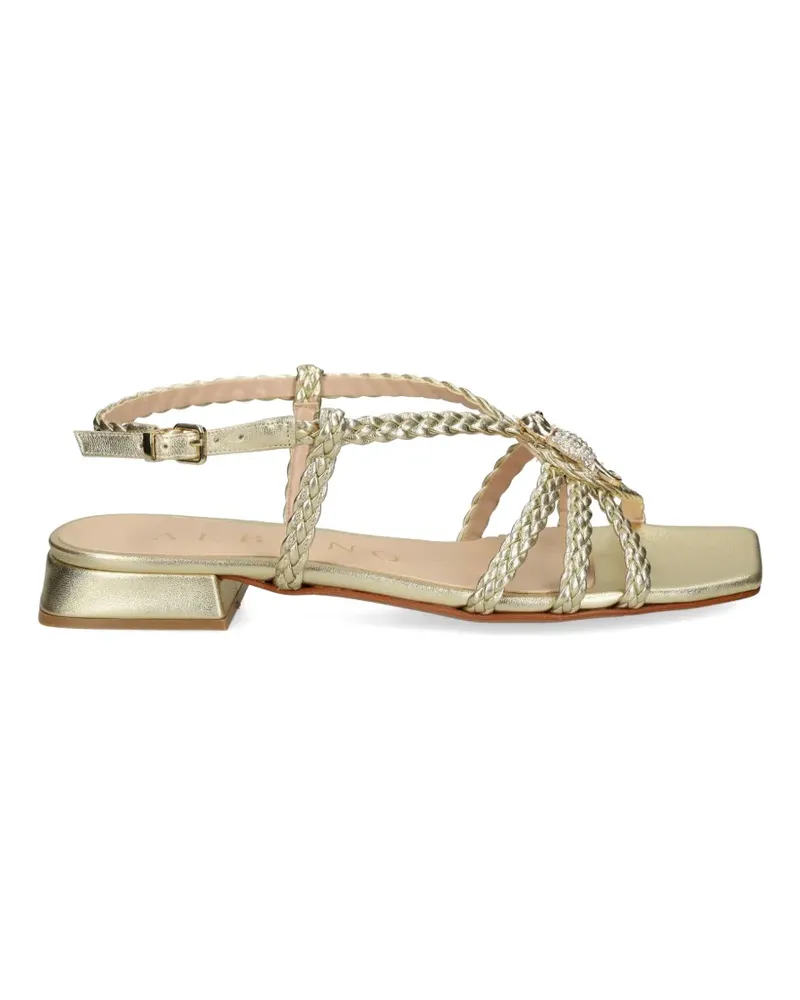 Albano braided sandals - Gold Gold