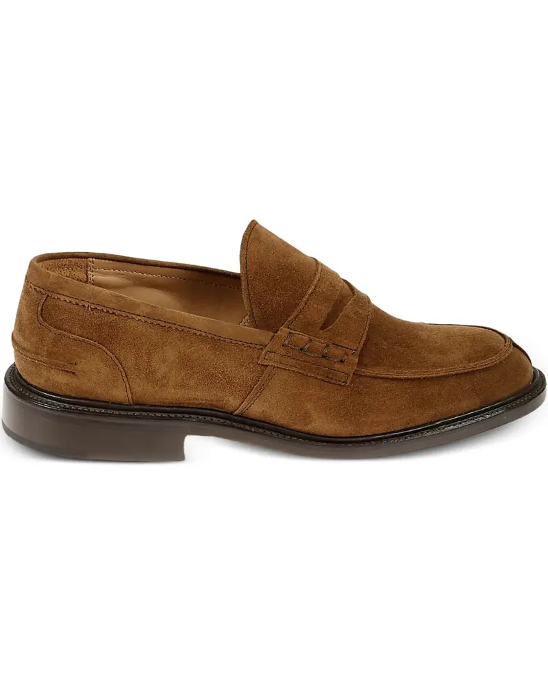 Tricker's Loafer aus Wildleder - Braun Braun