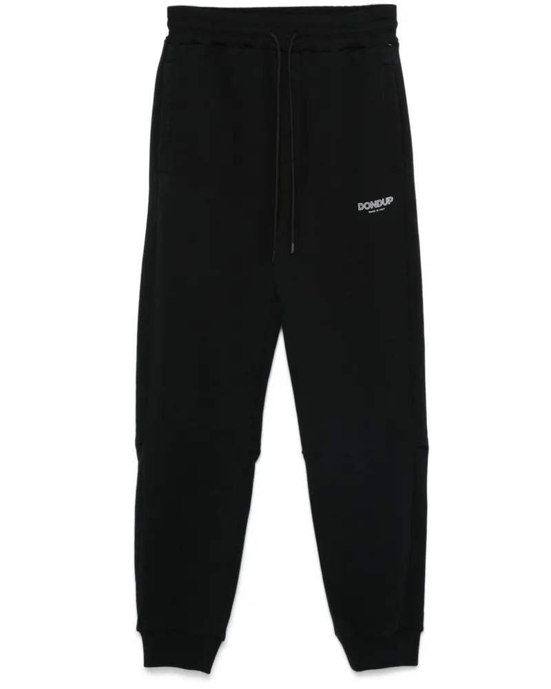 Dondup Jogginghose mit Logo-Print - Schwarz Schwarz