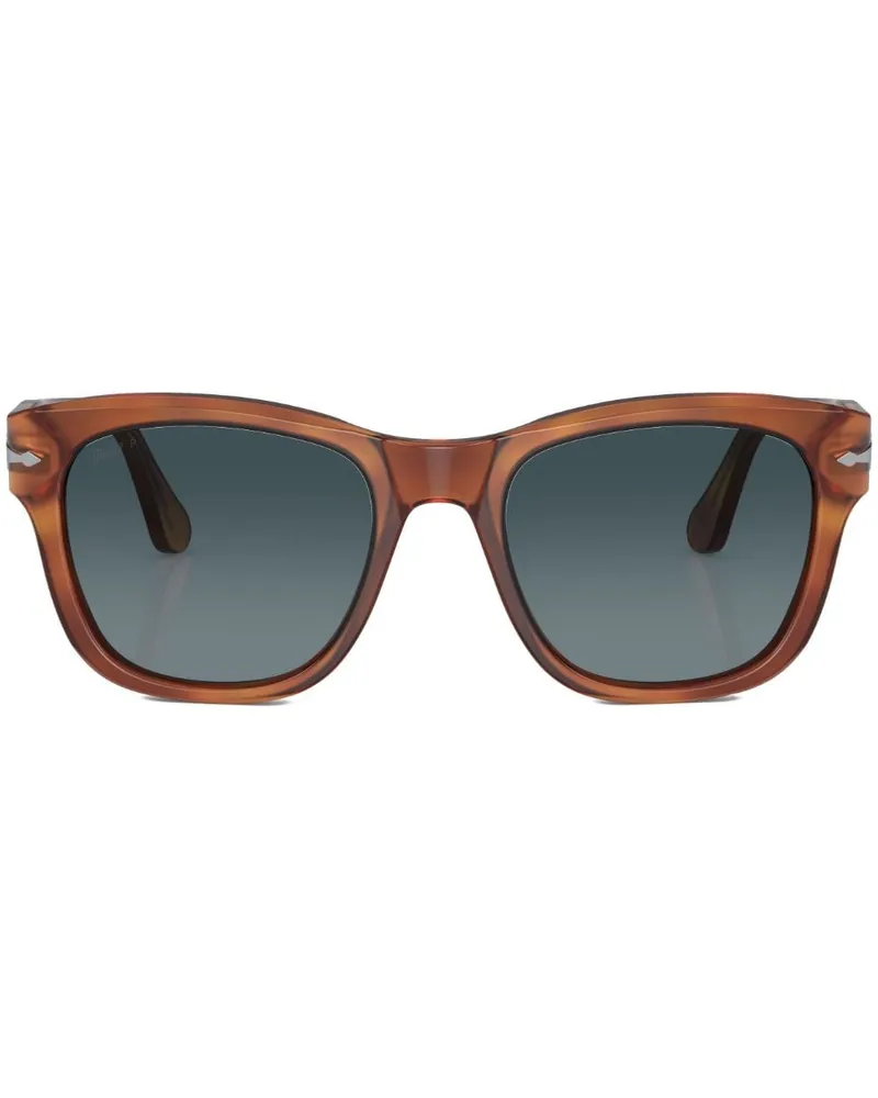 Persol Sonnenbrille mit rundem Gestell - Braun Braun