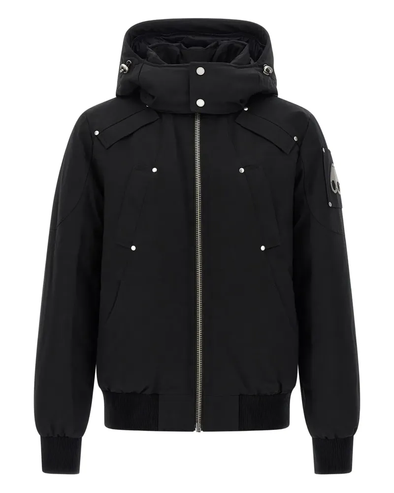 Moose Knuckles Ballistic hooded jacket - Schwarz Schwarz