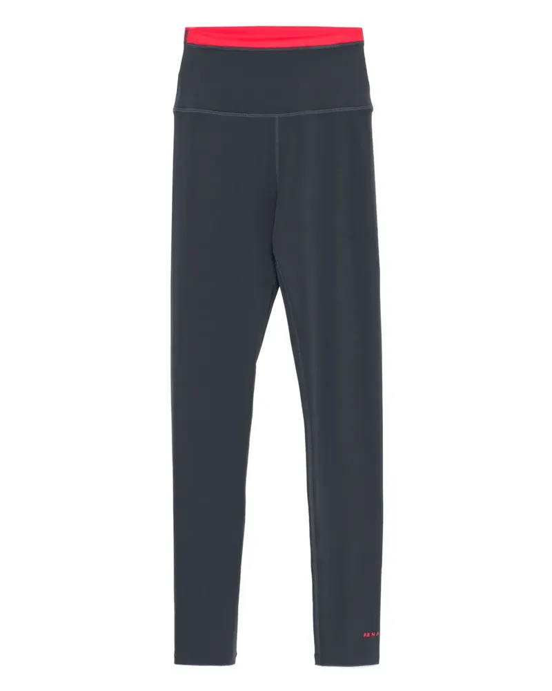 P.E. NATION Vita Leggings mit Kontrastband - Blau Blau