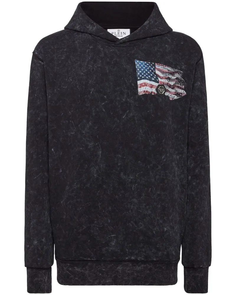 Philipp Plein Eagle Hoodie - Schwarz Schwarz