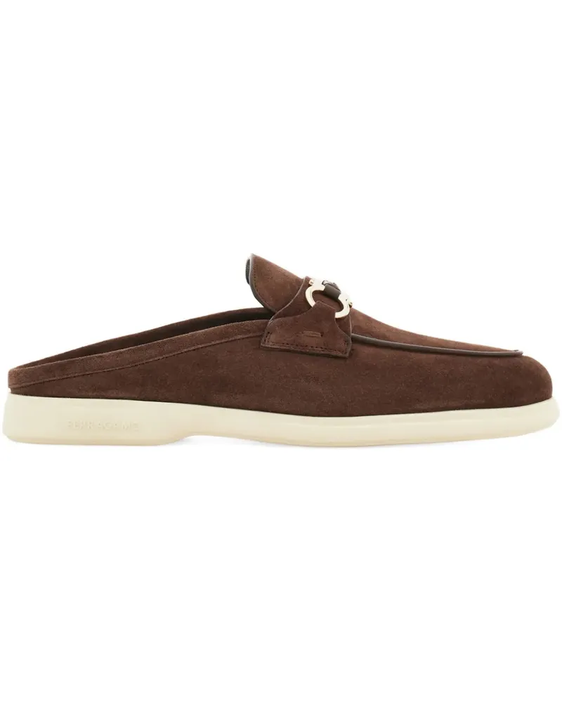 Ferragamo Loafer mit Gancini-Spange - Braun Braun