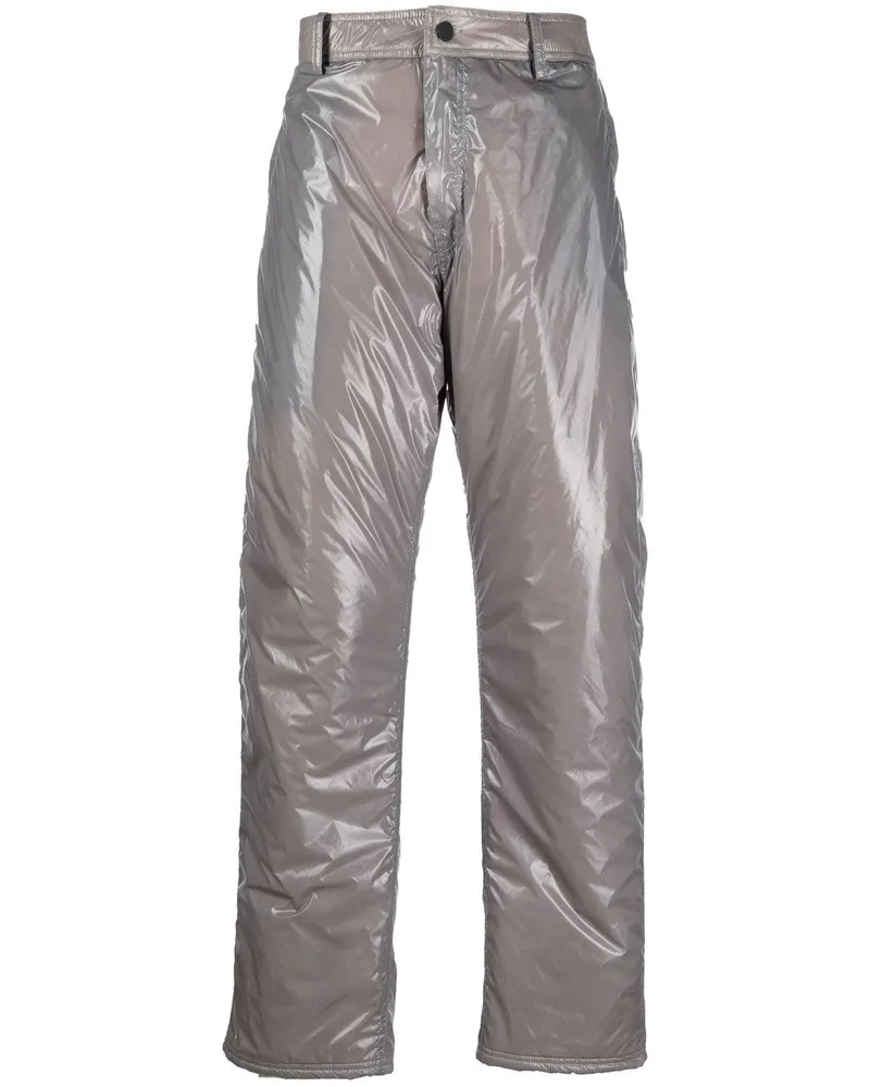 44 LABEL GROUP Group Blow Out Straight-Leg-Hose Grau