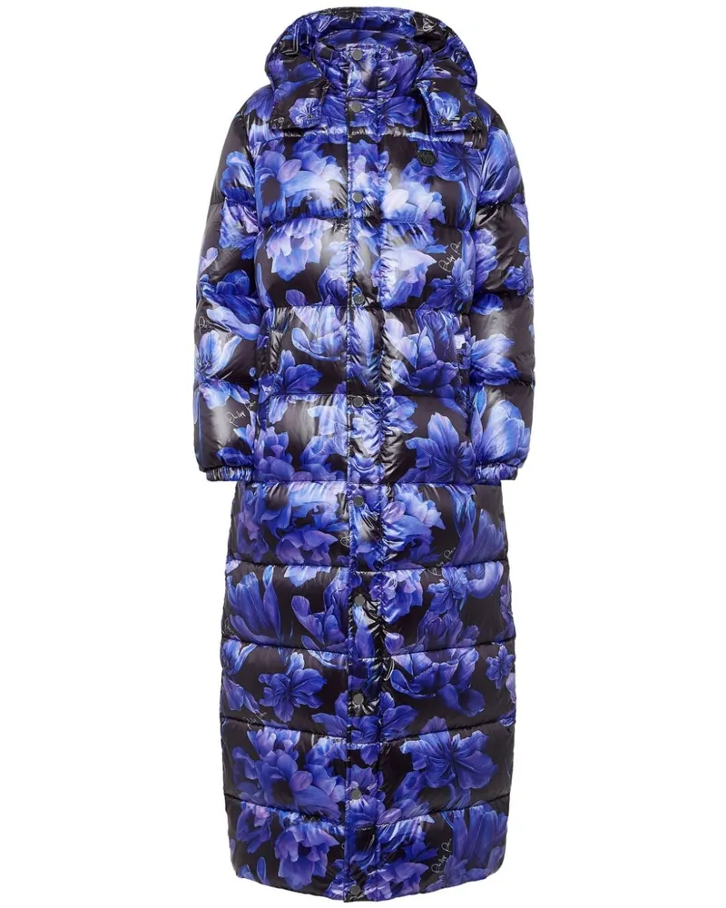 Philipp Plein Klassische Daunenjacke - Blau Blau