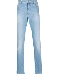 Tramarossa Tief sitzende Slim-Fit-Jeans Blau