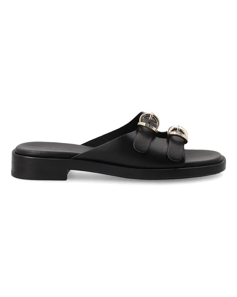 FRAU double-strap buckle sandals - Schwarz Schwarz