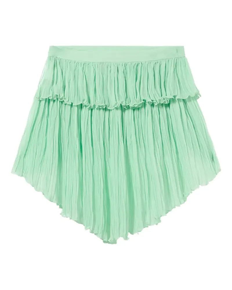 Blumarine asymmetric-hem mini skirt - Grün Grün