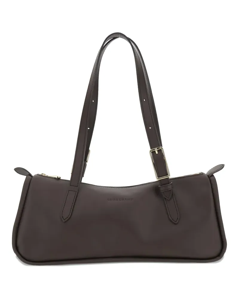 Longchamp East/West Schultertasche - Braun Braun