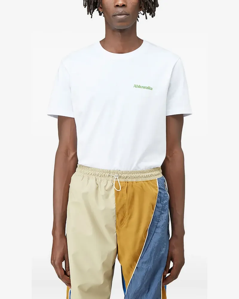 AHLUWALIA graphic-print T-shirt - Weiß Weiß