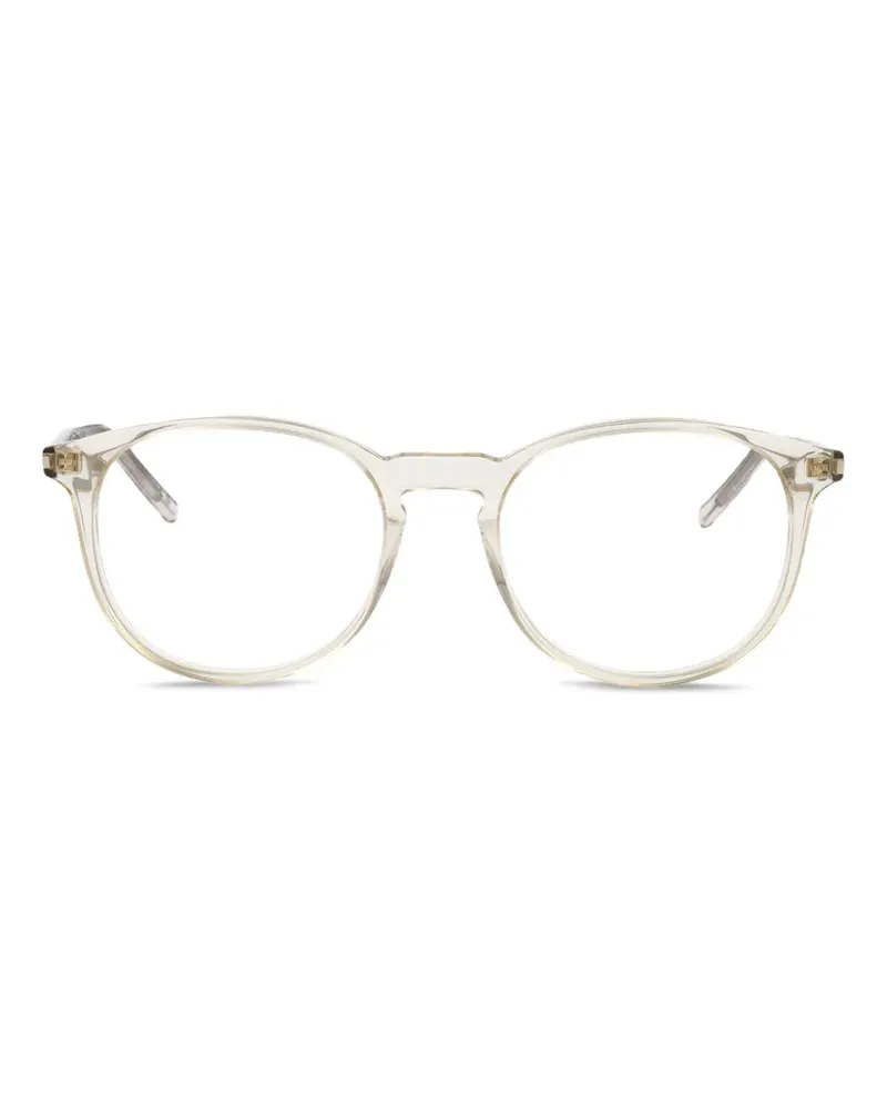 Saint Laurent Brille mit rundem Gestell - Weiß Weiß