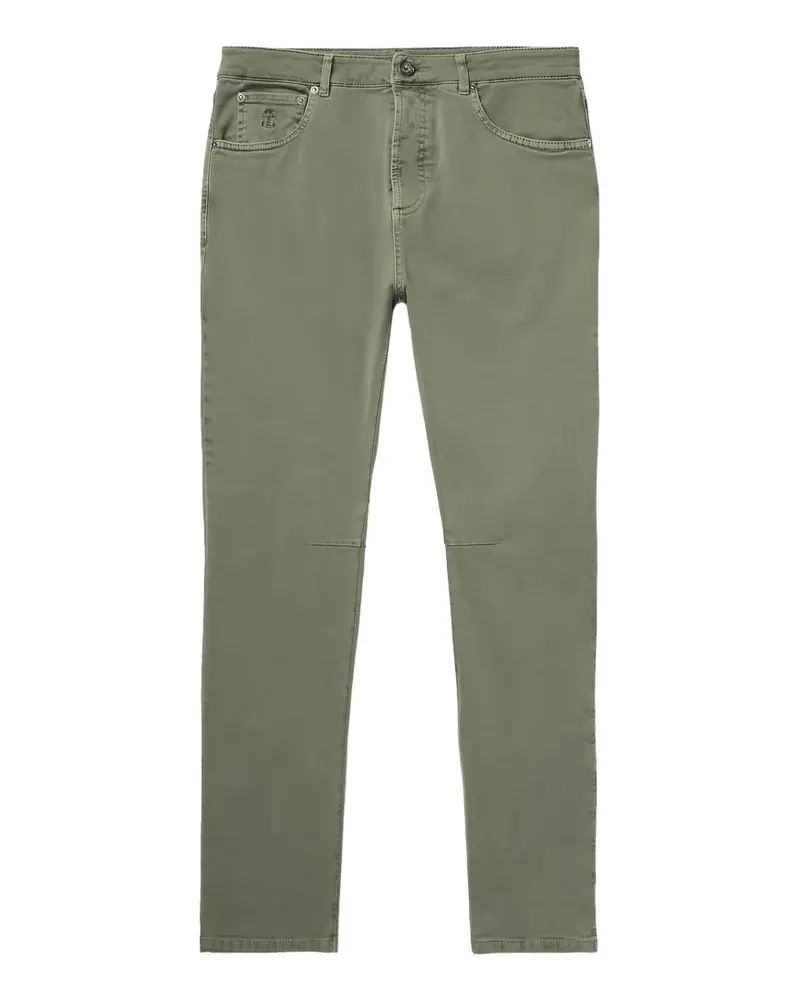 Brunello Cucinelli straight-leg trousers - Grün Grün