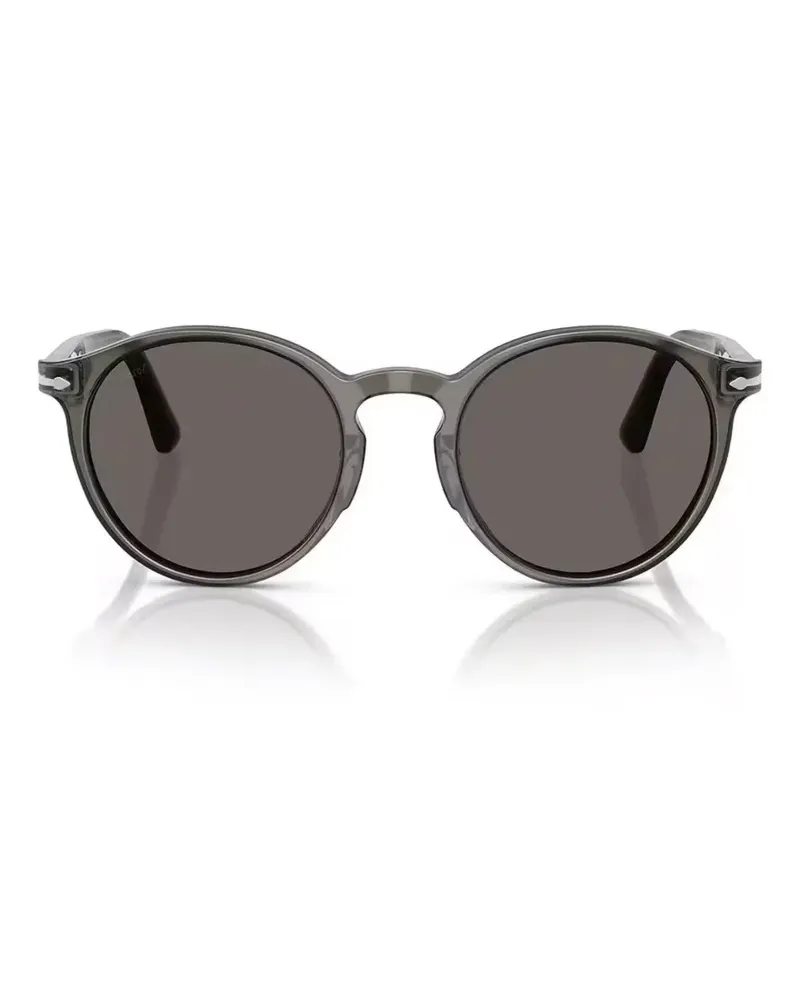Persol Sonnenbrille mit rundem Gestell - Grau Grau