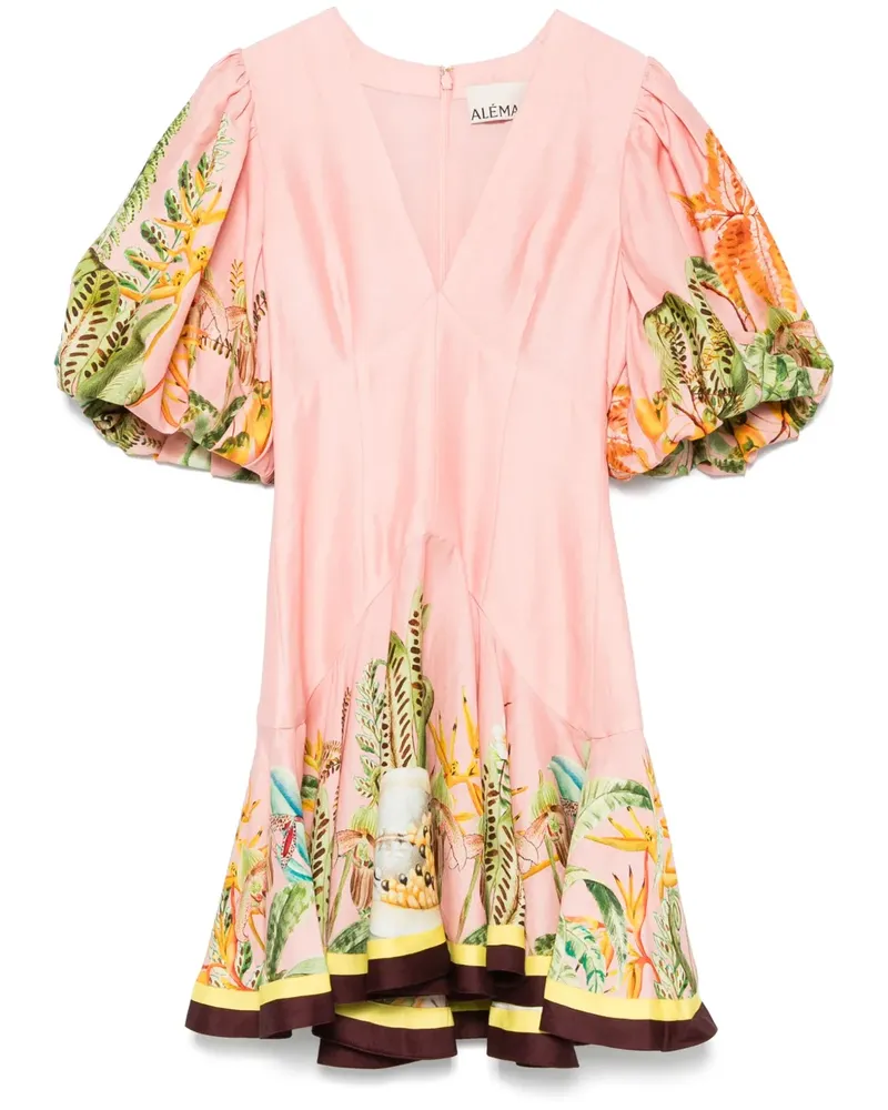 ALEMAIS Papaya Minikleid - Rosa Rosa