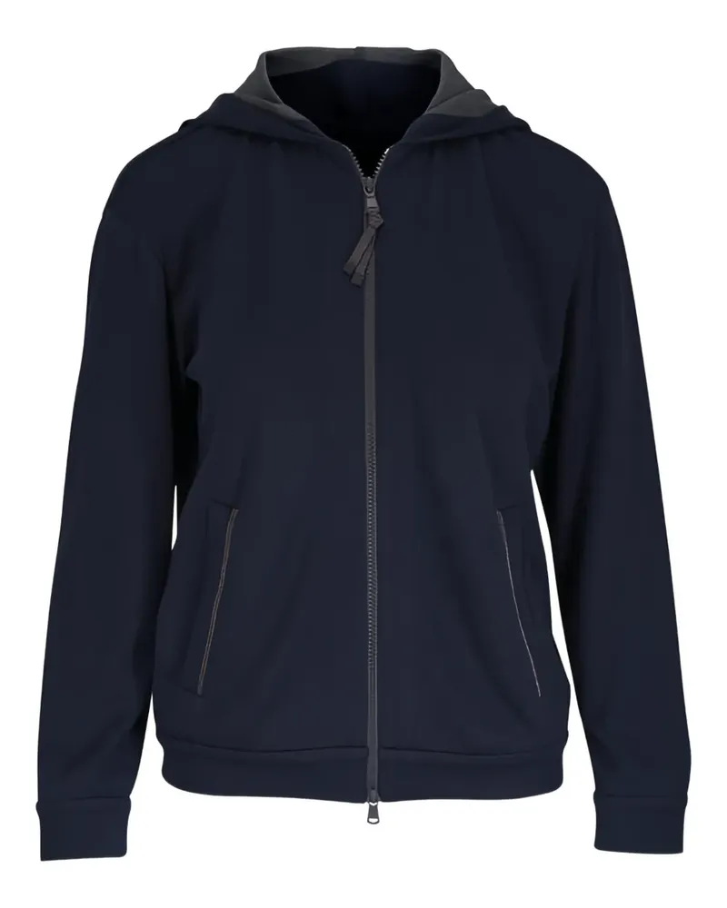 Brunello Cucinelli Monili Kapuzenjacke - Blau Blau