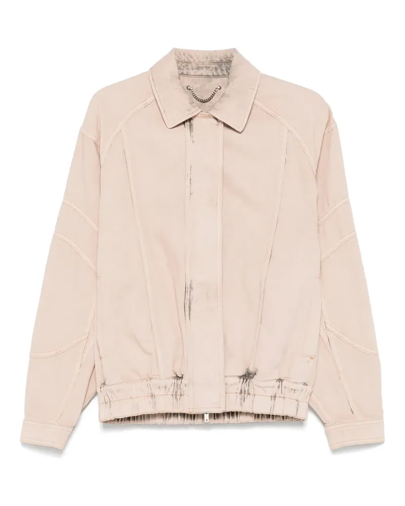 Golden Goose Bomberjacke aus Denim - Nude Nude