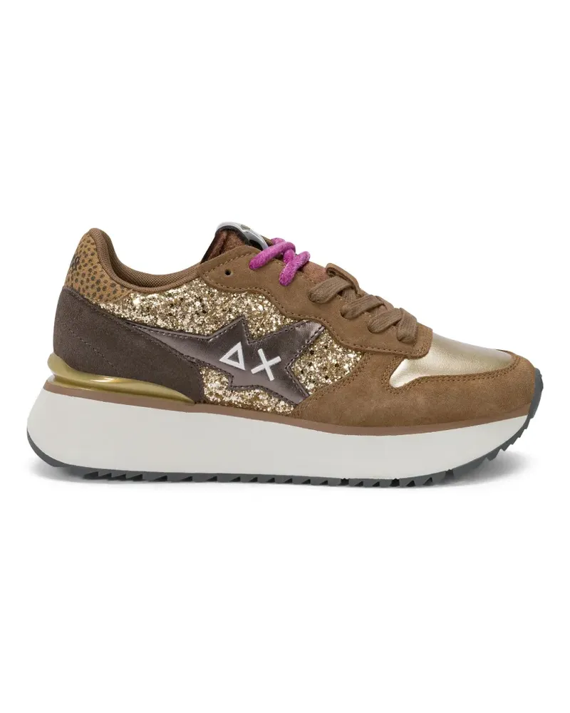 Sun68 Ally Sneakers mit Glitter-Detail - Braun Braun