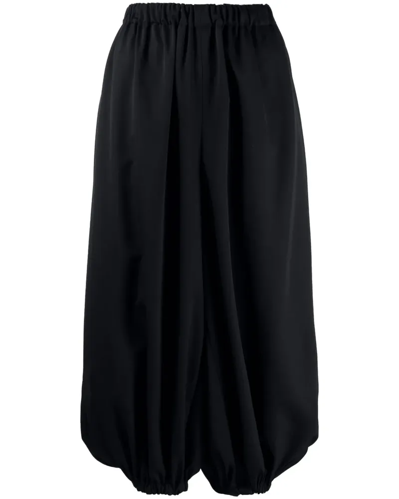 Comme des Garçons Cropped-Hose mit Stretchbund - Blau Blau