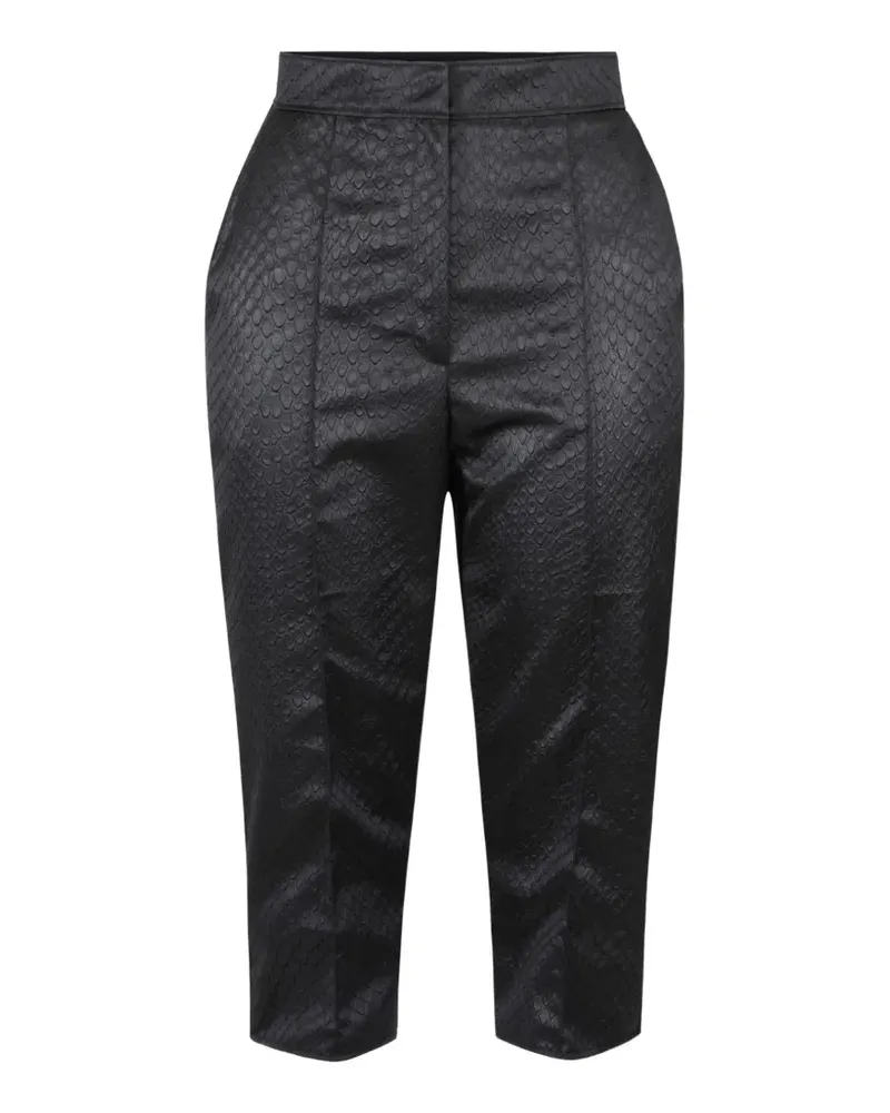 Elisabetta Franchi Hose mit Schuppenmuster - Schwarz Schwarz