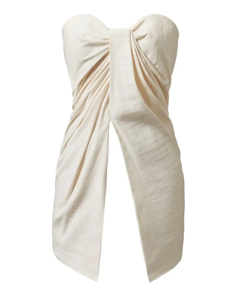 TOVE Tuiren draped twisted top - Nude Nude