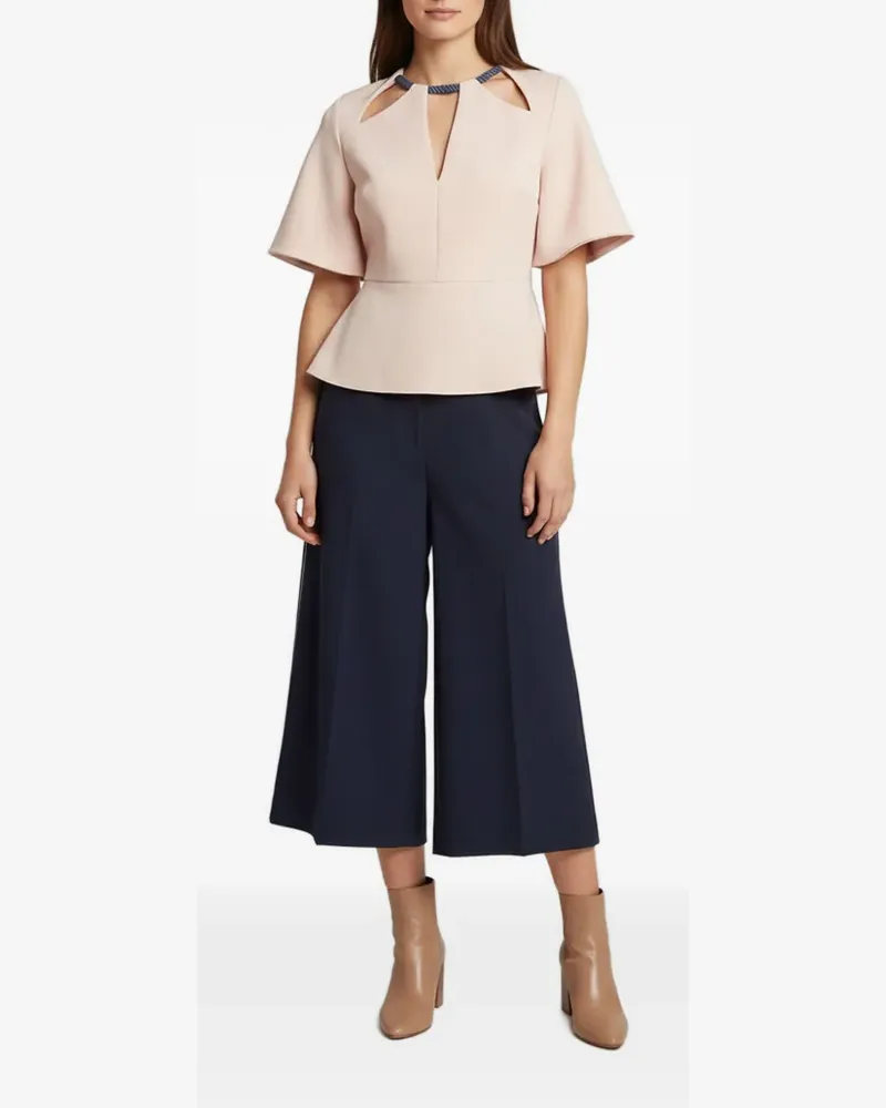 Roksanda Ilincic Hosen-Set mit Kreppstruktur (2er-Set) - Rosa Rosa