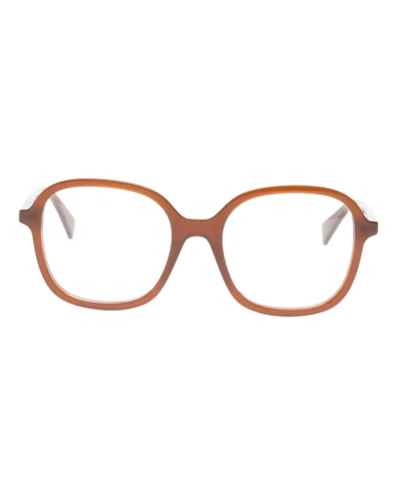 Kenzo Brille mit rundem Gestell - Braun Braun