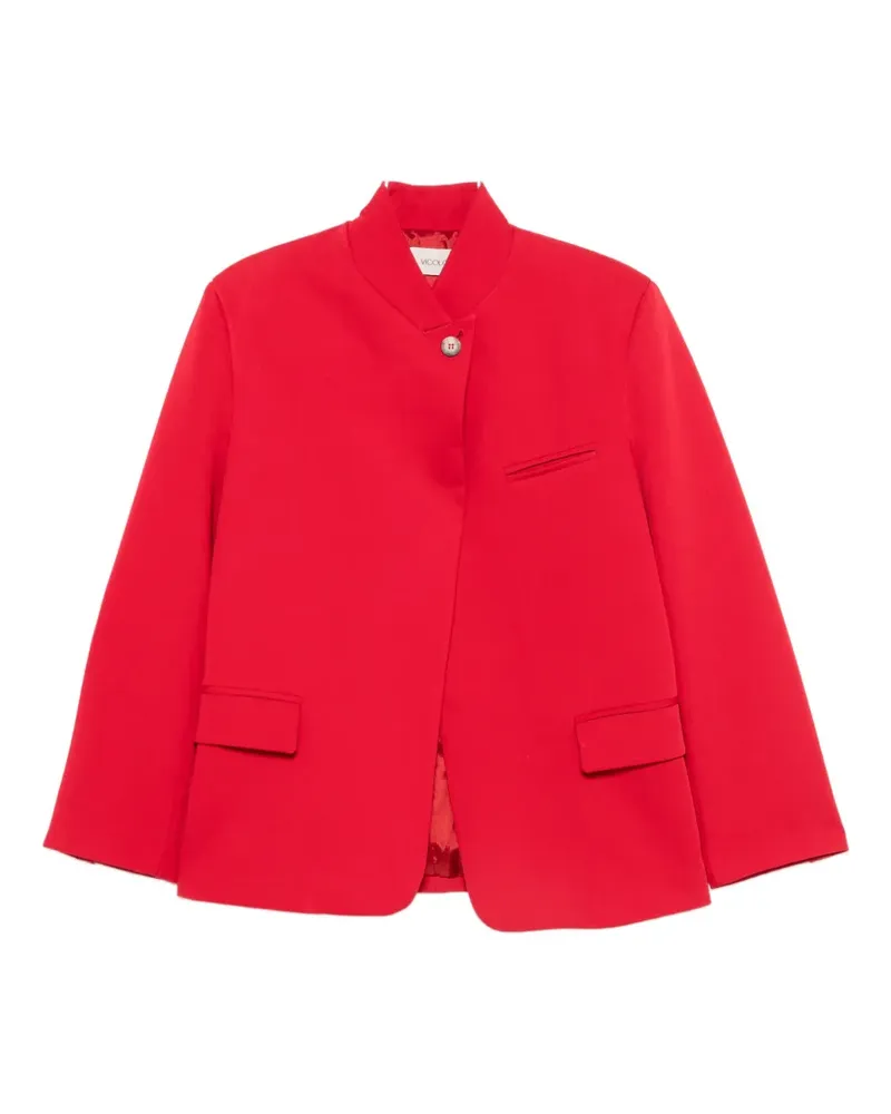 VICOLO high-neck single-button blazer - Rot Rot
