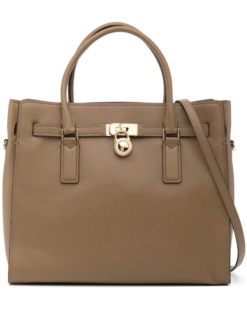 Michael Kors Großer Hamilton Moderne Tote Bag - Braun Braun