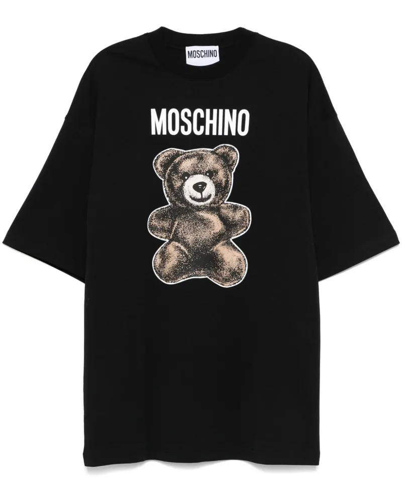 Moschino Minikleid mit Teddy - Schwarz Schwarz