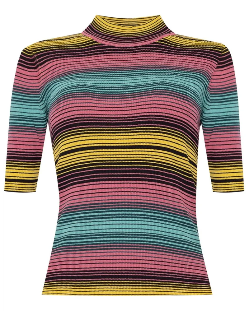 Paul Smith Gestricktes T-Shirt Rosa