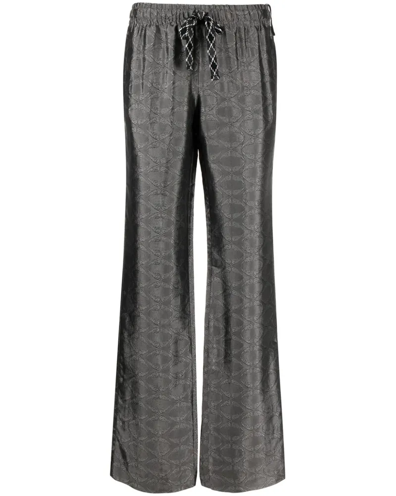 Zadig & Voltaire Ausgestellte Jacquard-Hose - Grau Grau