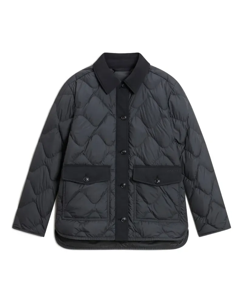 Woolrich Gesteppte Heritage Jacke mit Stehkragen - Schwarz Schwarz