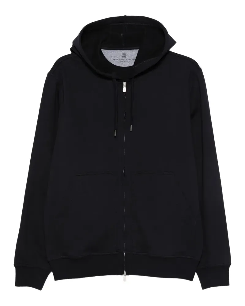 Brunello Cucinelli Sweatshirt mit Reißverschluss - Blau Blau