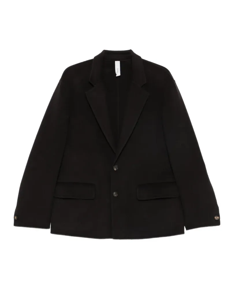 Hevò Americana Jacke mit fallendem Revers - Schwarz Schwarz