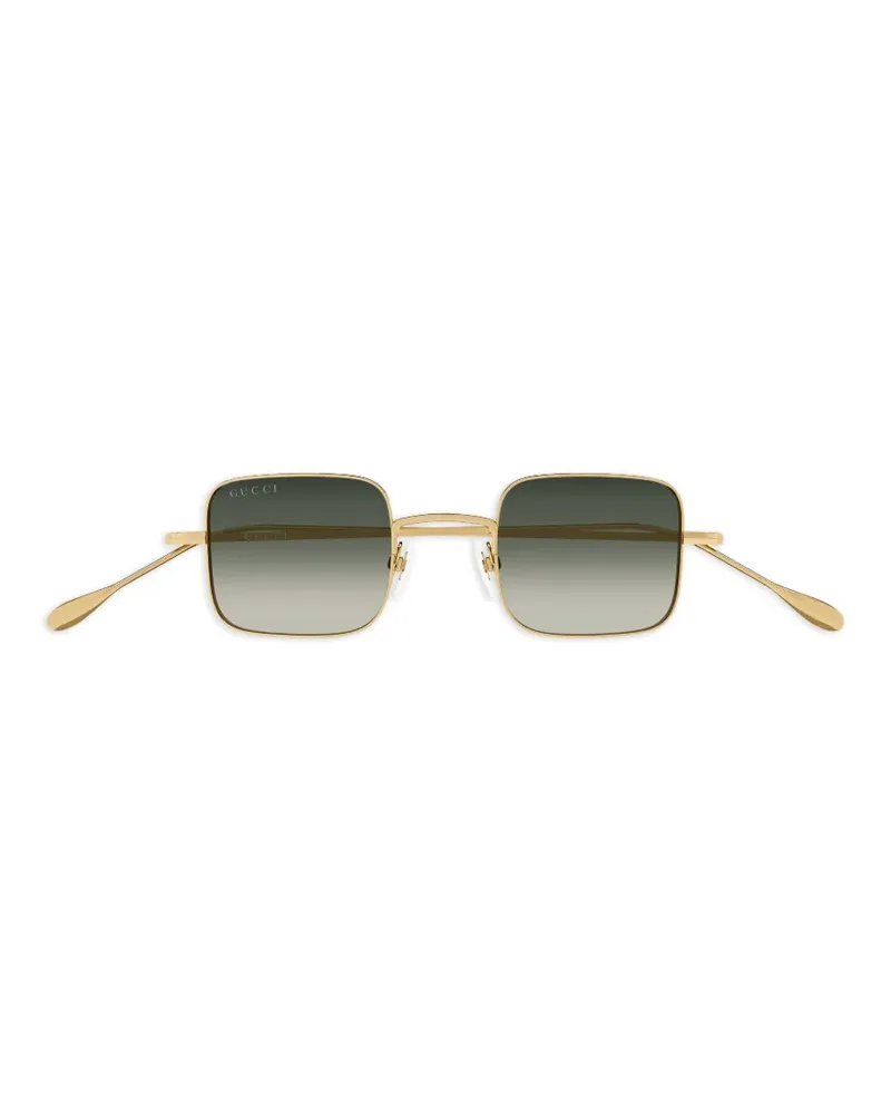 Gucci square-frame sunglasses - Gold Gold