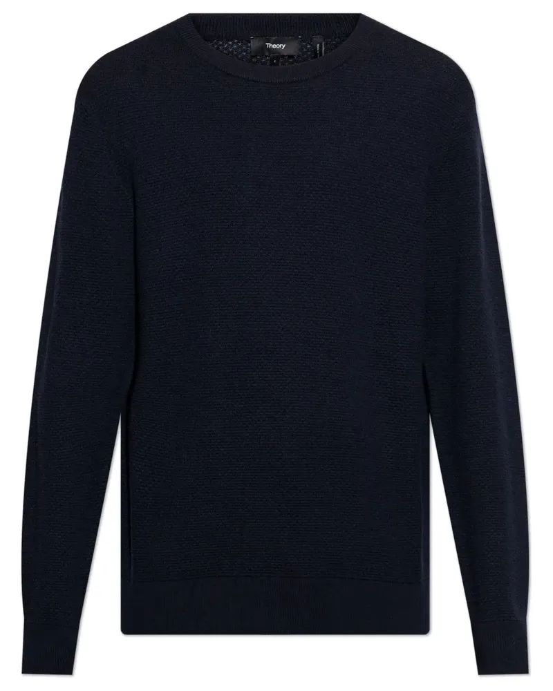 Theory Maden Pullover - Blau Blau