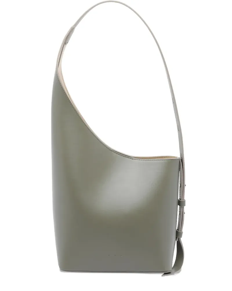 Aesther Ekme Schultertasche aus Leder - Grün Grün