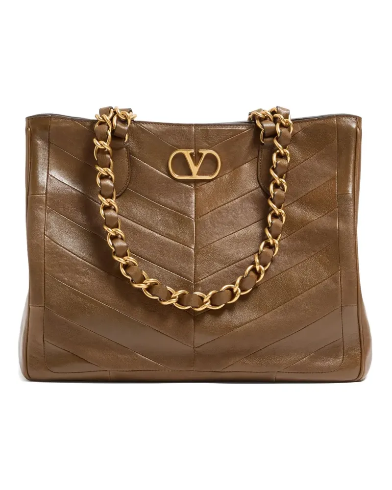 Valentino Garavani Laseine Tote Bag - Braun Braun