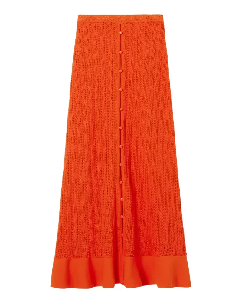 Claudie Pierlot Gestricktes Hemd mit Knöpfen - Orange Orange