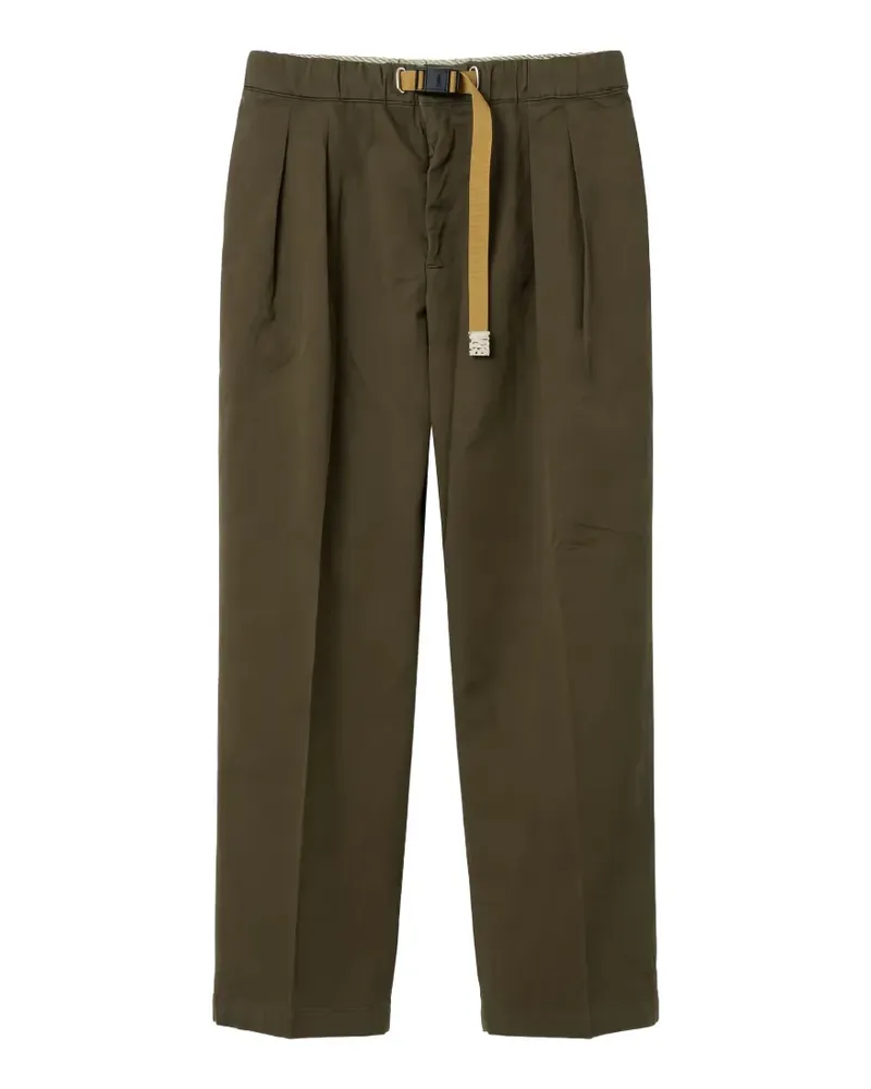 PLAN C belted pleated trousers - Grün Grün