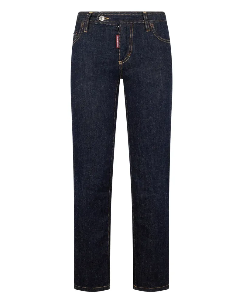 Dsquared2 Jenna Jeans mit Gürtelschlaufen - Blau Blau