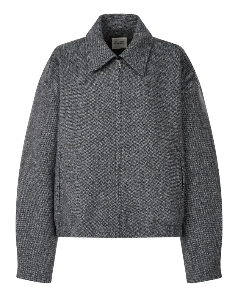 STUDIO TOMBOY zip-up jacket - Grau Grau