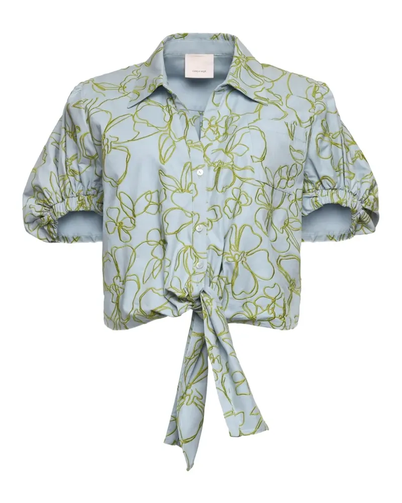 Cinq à Sept Zoanne floral shirt - Blau Blau