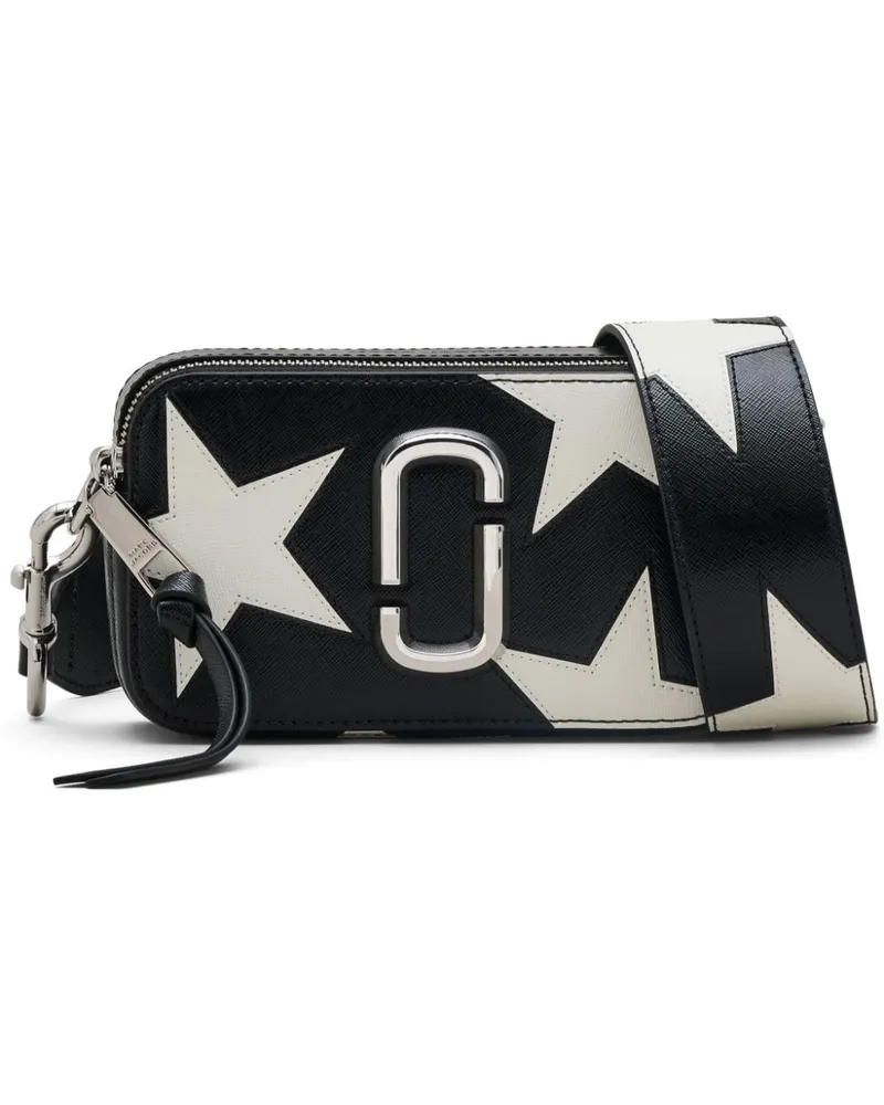 Marc Jacobs The Star Patchwork Snapshot Umhängetasche - Schwarz Schwarz