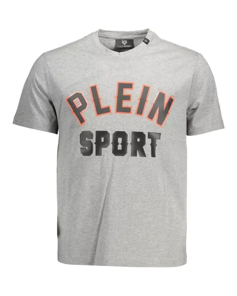Philipp Plein logo-print cotton T-shirt - Grau Grau