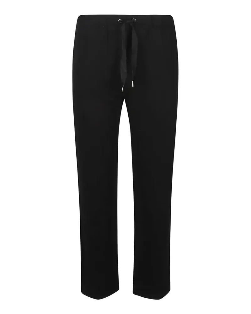 Majestic drawstring-fastening trousers - Schwarz Schwarz