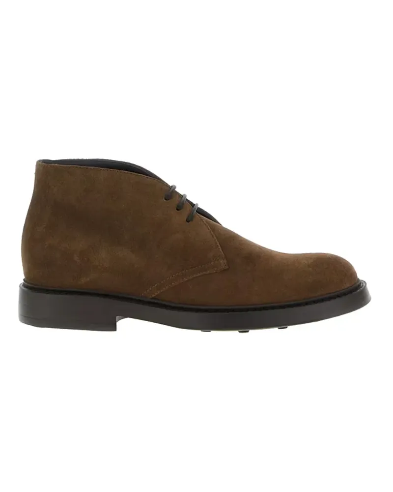 Doucal´s lace-up suede boots - Braun Braun