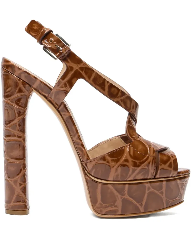 Casadei Flora Jurassic Sandalen 140mm - Braun Braun